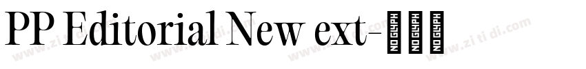 PP Editorial New ext字体转换